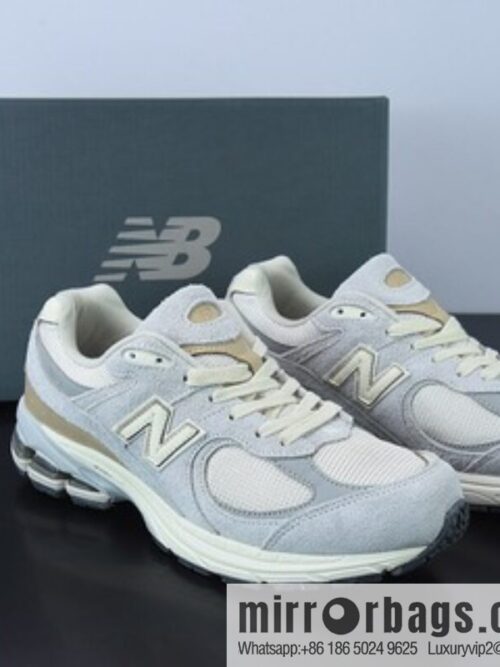 X01C4 Pure Original Version NB New Balance ML2002 Series Vintage Daddy Style Leisure Sports Jogging Shoes \"Flip Light Grey Vegetable Tanned Yellow\" M2002RSA