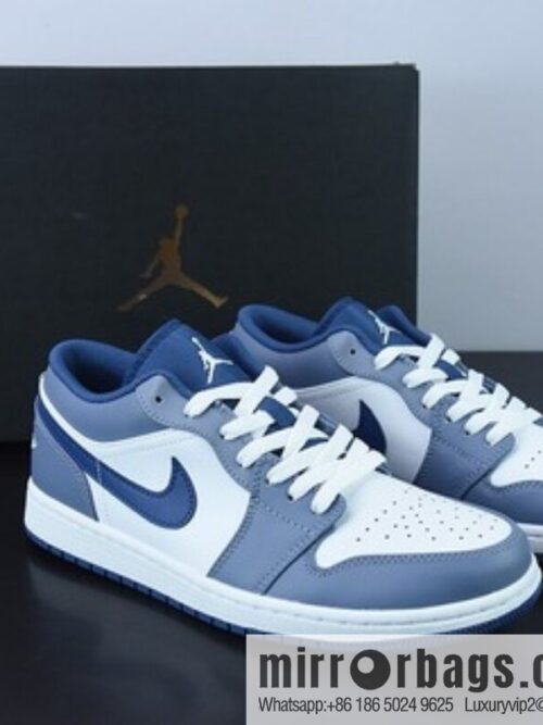 o_1g974715n1o5afpfl0d1e9fgf6178-800x800oikq4hdsgim74117_20250719065001.jpg Air Jordan 1 Low AJ1 Joe 1 Navy blue, low-top cultural leisure sports shoes Item number: 553558-414