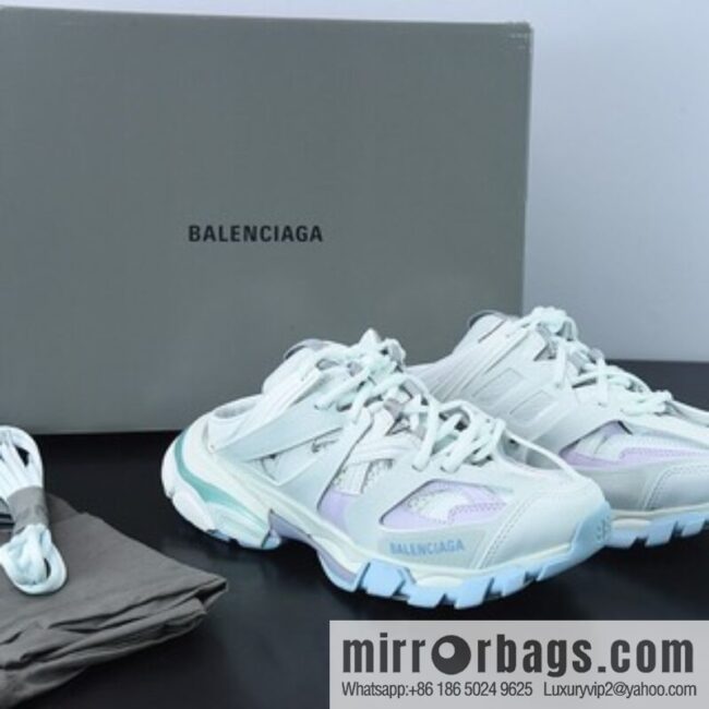 Balenciaga Balenciaga, Half Slippers Track Sneaker DD Balenciaga three generations, outdoor concept Vintage dad shoes