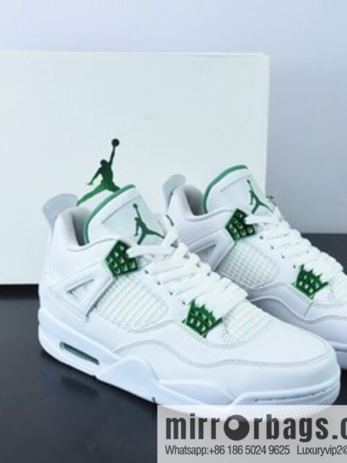 o_1g9jtukhll5p1joumk4k1qkgk1l-800x800l5clxvj4cdm72380_20250719062656.jpg Air Jordan 4 Retro \"Green Metallic\" AJ4 Joe 4 White Green, Men\'s Culture Basketball Shoes, Item Number: CT8527-113