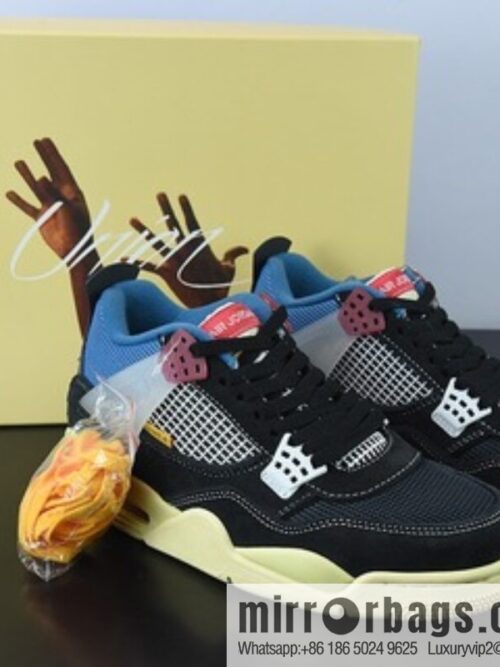o_1g9ju8bb8ka81ohv168m1vvs9is99-800x8005xwn23i3qfw72358_20250719062644.jpg AJ4 AIR JORDAN 4 Item number: DC9533 001 UN joint, knight, south coast, black and blue sneakers