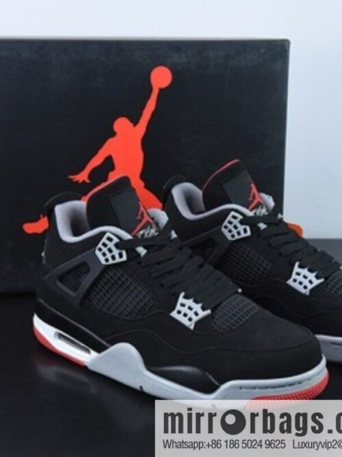 o_1g9juomst2it1t4s196s13frmjp10i-800x800i4d5ossoc5z72292_20250719062608.jpg Air Jordan 4 Retro \"Bred\" AJ4 new black and red men\'s sneakers item number: 308497 060