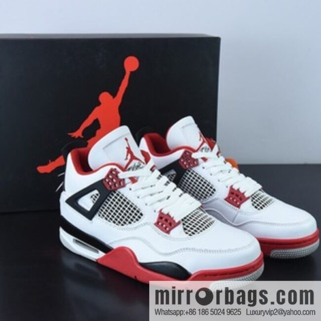 o_1g9mj39b91gmqbnepkdvqhl5lme-800x800oaapp2zy2yb72160_20250719062453.jpg D0F1S5 Pure Original AJ4 Retro Fire Red AJ4 Joe 4 White Red Flame Red Men\'s sneakers DC7770-160
