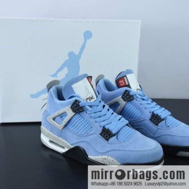 D0F1S5 Pure original Air Jordan 4 \"University Blue\" AJ4 University Blue Men\'s sneakers Item number: CT8527-400
