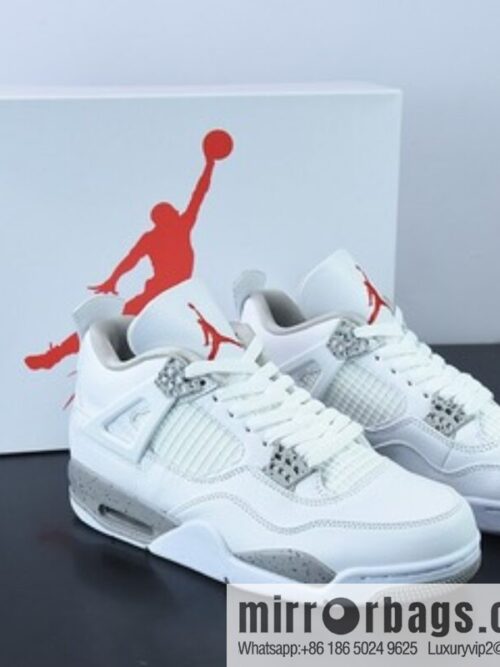 o_1g9mj7vhp3ba1p8josfqnj1i3ju4-800x800klmbwlhb01w72138_20250719062440.jpg Pure original AJ4 white Oreo Air Jordan 4 \"Tech White\" men\'s culture basketball shoes item number: CT8527 100