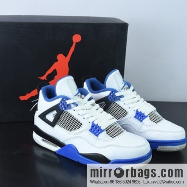 D0F1S5 pure original Air Jordan 4 Retro MotorsportsAJ4 racing blue men sneakers item number: 308497-117