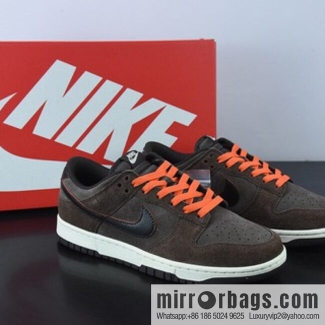 H05G4 pure original Nk Dunk Low Retro mocha brown SB low-top sports and leisure shoes, item number: DQ8801-200