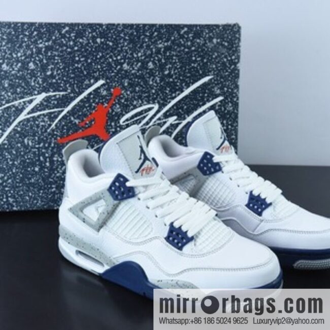 Air Jordan 4 Retro \"Midnight Navy\" AJ4 Joe 4 midnight blue, men\'s culture basketball shoes, item number DH6927-140