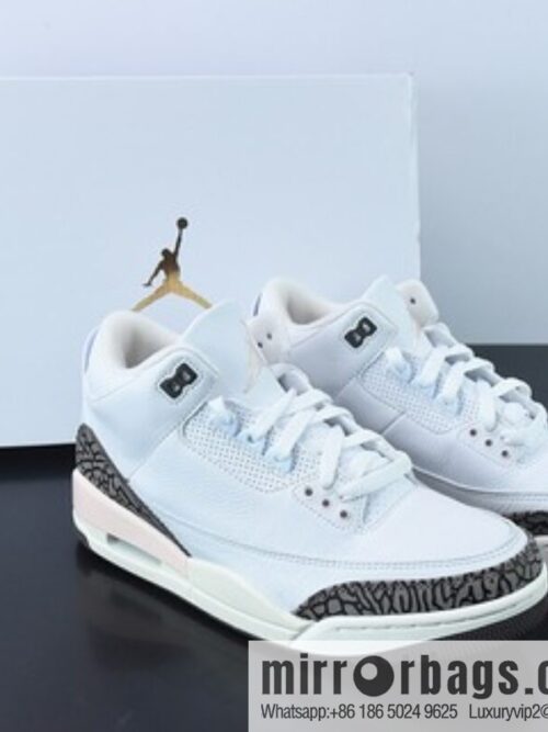 o_1g9u6ev0c1bne1v5u1o8f1n201hpnjj-800x800zrsfdoygaa371809_20250719062138.jpg L00H6 pure original Air Jordan 3 Retro aj3 white brown powder, Sakura Unisex same sneakers CK9246-102