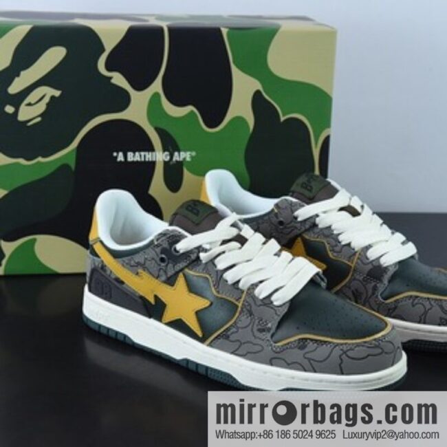 Human Made Bape Sta Sk8 To Nigo \"Trend Godfather Nigo Brand, Ape Man Head Classic Skateboard Versatile Casual Sports Board Shoes