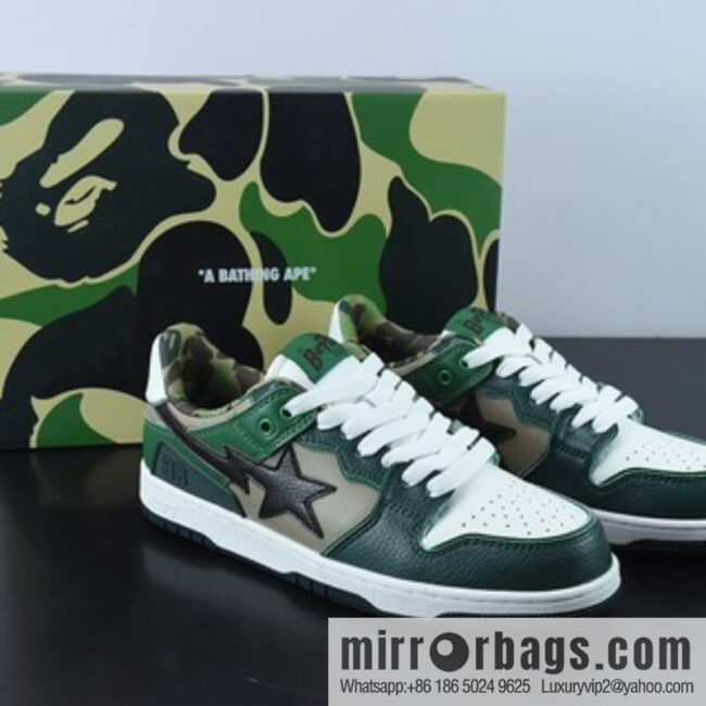 Human Made Bape Sta Sk8 To Nigo \"Trend Godfather Nigo Brand, Ape Man Head Classic Skateboard Versatile Casual Sports Board Shoes