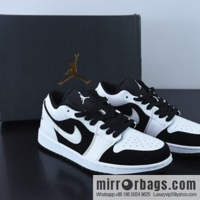 Jordan Air Jordan 1 Low AJ1 Joe 1 Black and white panda, low-top casual board shoes, item number: 553560-101