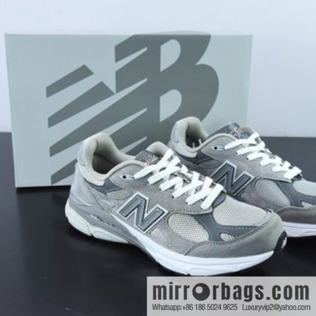 New Balance 990 V3 white gray, American official Vintage leisure sports jogging shoes item number: M990GY3