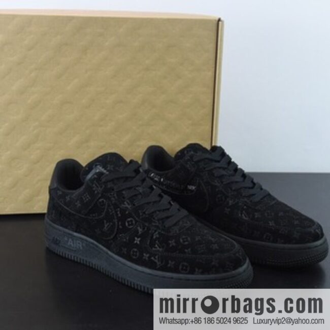 LVx Nk Air Force 1 Low Louis Vuitton Donkey LV Joint, Air Force One Low Top Sneakers