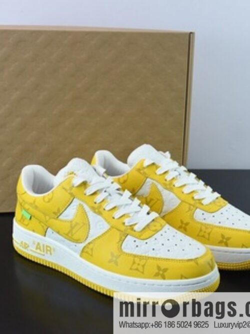 LVx Nk Air Force 1 Low Louis Vuitton Donkey LV Joint, Air Force One Low Top Sneakers