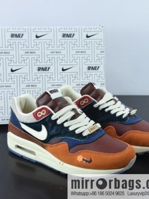 o_1gaqhrhv1rjh1q8lht019f1tdfe5-800x800km20yh0igus69505_20250719024702.jpg Nike Air Max 1 SP \"Won-Ang\" Vintage casual running shoes, brown and blue mandarin ducks, item number: DQ8475-800