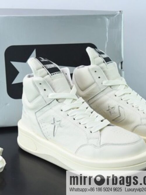 Rick Owens DRKSHDW x Converse Turbodrk Weapon Joint Non-slip durable high-top Vintage basketball shoes