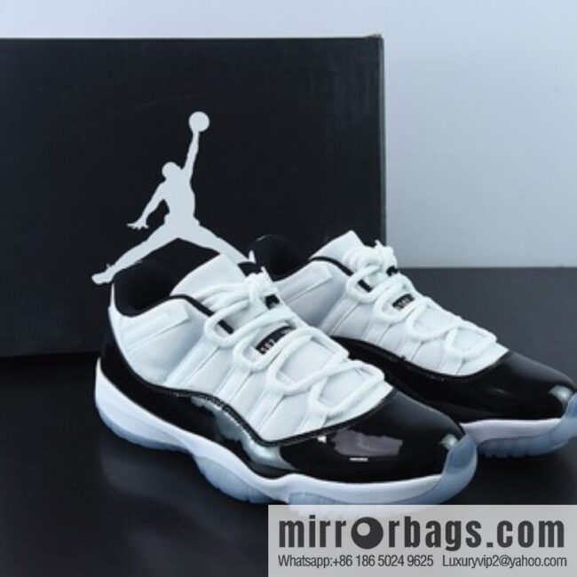 Air Jordan 11 Retro \"AJ11 Joe 11 Kang Buckle Low Top Sneakers Item Number: 528896-153