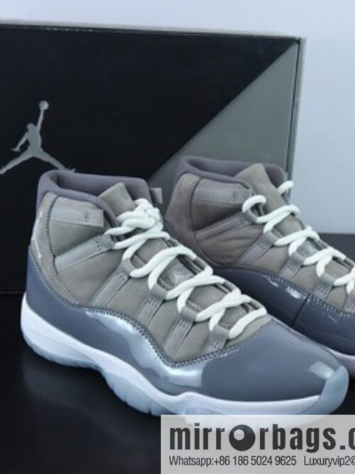 Air Jordan 11 Retro \"Cool Grey\" Vintage Basketball Shoes Grey Cool Grey High Top, Item Number: CT8012-005