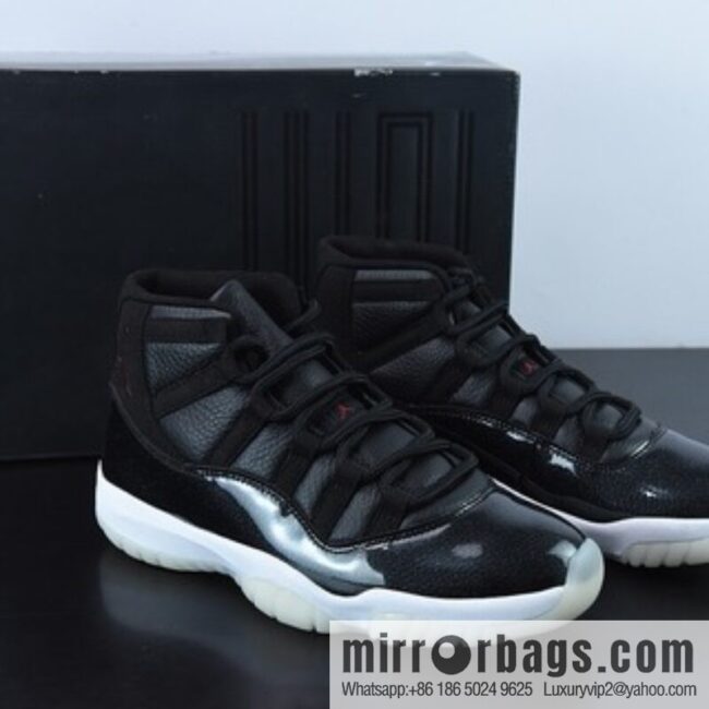 Air Jordan 11 AJ11 Jordan 11 generation high-top basketball shoes/Big Demon King patent leather classic men\'s High-Top item number: 378037-002