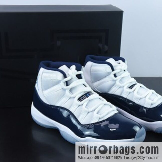 Air Jordan AJ11 \"Win Like \'82\" Midnight Blue High Top, Item Number: 378037-123