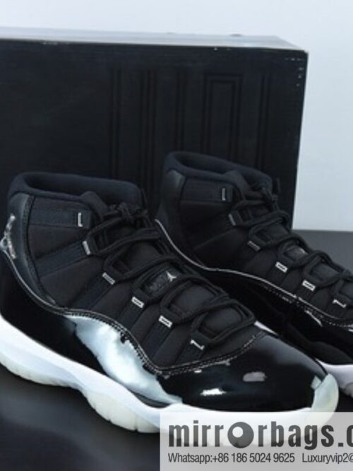 Air Jordan 11 AJ11 Jordan 11th generation high-top basketball shoes/Big Demon 2.0 black silver, item number: 378037-011