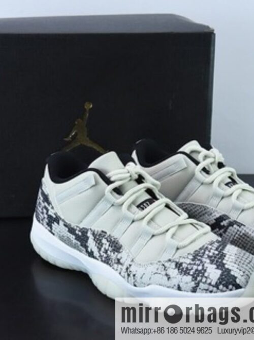 Air Jordan 11 Retro Low white snake low-top men\'s sneakers Item number: CD6846-002