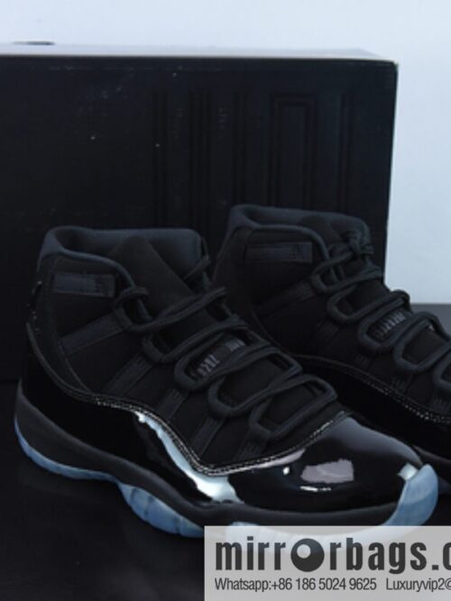 Air Jordan 11 Retro high-top men\'s basketball shoes, black gamma, item number: 378037-005