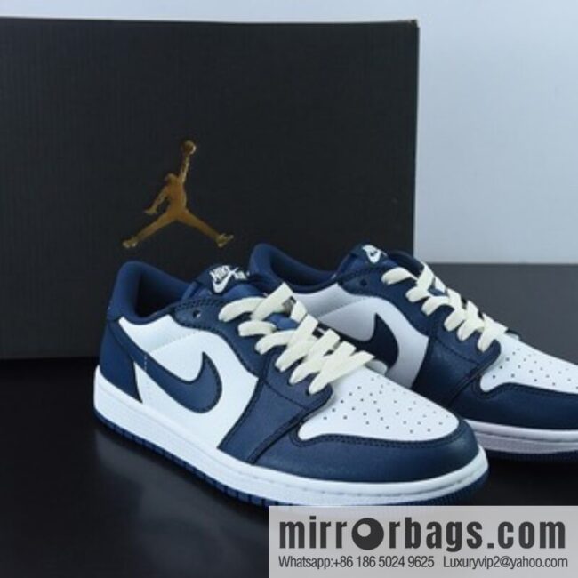 Air Jordan 1 Low AJ1 Joe 1 white and blue, low-top casual board shoes, item number: CZ0790-065