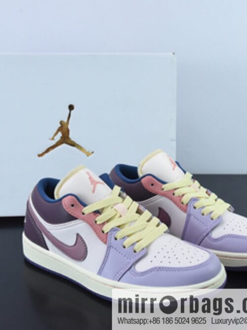 o_1gba1jchhjve45d1j1v4jp6u674-800x800520eonuymbh67449_20250719021957.jpg Air Jordan 1 Low \"Easter\" Joe 1 Jordan 1st Generation Low Top Pink Purple Ladies Casual Board Shoes, Easter Eggs, Item Number: DZ2768-651