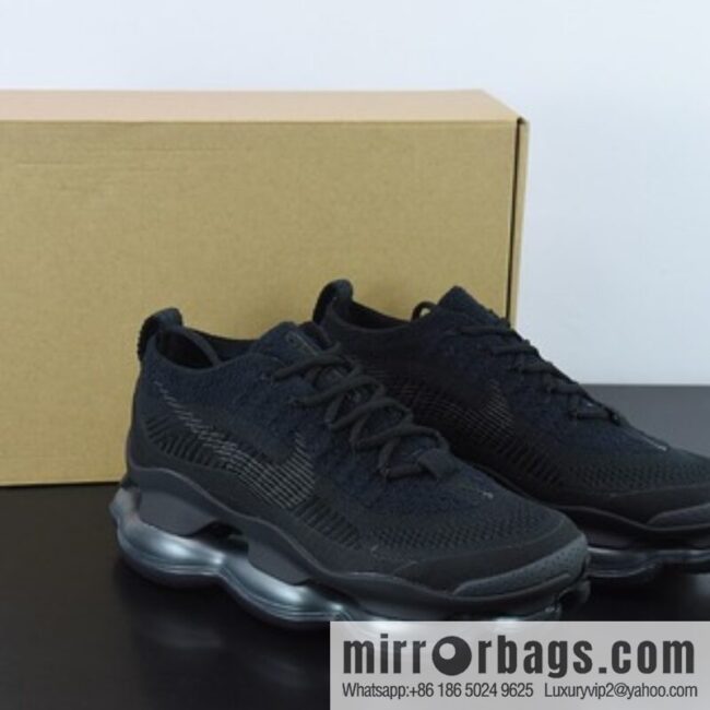 NK Air Max Scorpion \"Wolf Grey\" trendy running shoes black