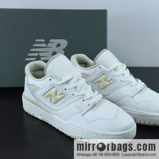 New Balance BB550 pure original series, new balance leather neutral casual running shoes, official item number: BBW550WS