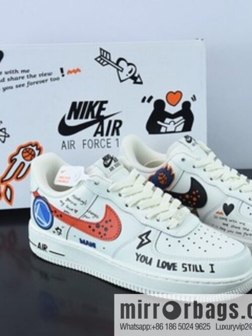 o_1gbf2bjmv39n4udvp1fdn1qdrt-800x800ugii2lc034n67262_20250719021810.jpg Air Force 1 \'07 Low \"God of love/Graffiti\" Air Force One Off-White Cupid graffiti printed \"Board shoes CW2288-226