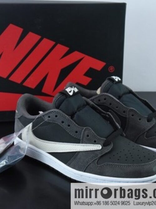o_1gbhmv6n41elp1jhi2kjthg1seot-800x8001eqmq5lizog67229_20250719021751.jpg Travis Scott x NK Air Jordan 1 Low AJ1 TS Barb Low Top Casual Sneakers, Black Grey Item Number: CQ4277-003
