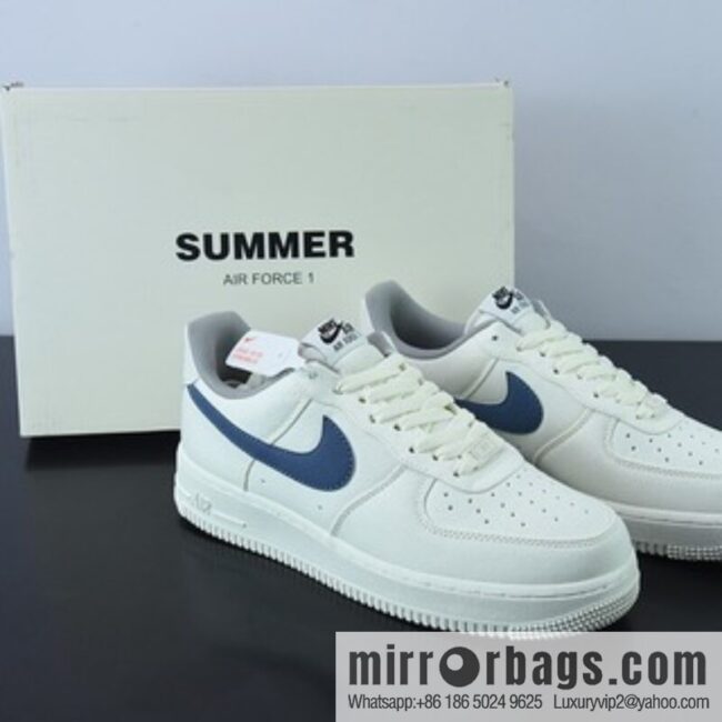 NK Air Force 1 Air Force One, sea blue Unisex sneakers official item number: DG2296-009