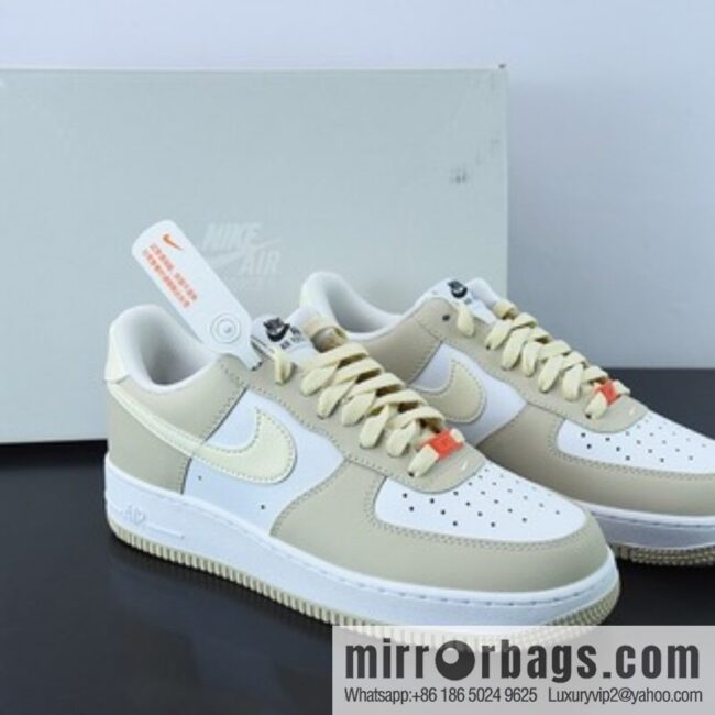 Nk Air Force 1 \'07 Low canvas cyan yellow, small hook, Air Force No. 1 low-top casual board shoes Item number: DZ2771-211