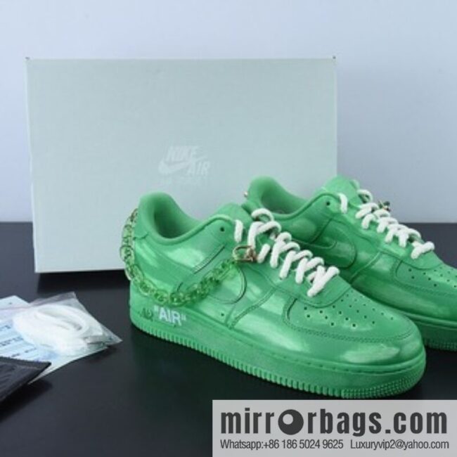 o_1gc8trfms11n2tsom1kvk1aokid-800x8001qimznljgjr64807_20250719014742.jpg NK Air Force 1 Air Force, custom \"frosted green\" sneakers item number: CW2288-111