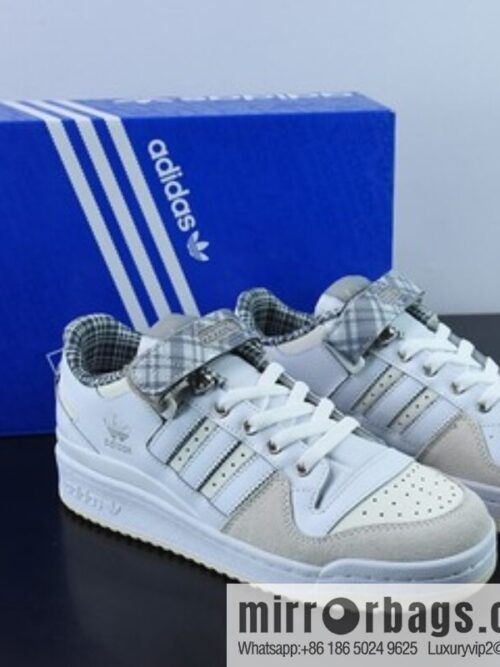 o_1gce10kj412eej191b4avrl1gvgu-800x8000bj23cugh1m64763_20250719014717.jpg Adidas Originals Forum 84 Low grey and white plaid low-top casual board shoes, item number FZ5627