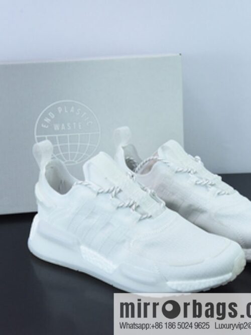 o_1gclqp09412di2r0qsnmfvnphmu-800x800klhecqck23m64631_20250719014603.jpg Adidas Adidas NMD_V3 Boost \"OG White\" Flying Weaving Low Top Popcorn Cushioning Versatile Casual Sports Running Shoes \"Pure White\" GX3374