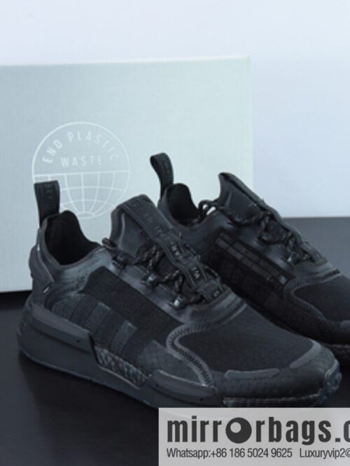 o_1gclr23l3un41bjg1l74o341qq15q-800x8002zuua0isy4c64587_20250719014538.jpg Adidas Adidas NMD_V3 Boost \"OG White\" Flying Weaving Low Top Popcorn Cushioning Versatile Casual Sports Running Shoes \"black\" GX3373