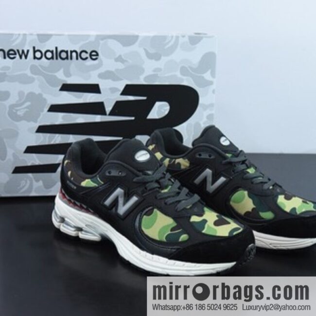 New Balance ML2002 Series Vintage Daddy Style Unisex Casual Shoes Couple Versatile Jogging Shoes Sports Men\'s Shoes Women\'s Shoes M2002RBF