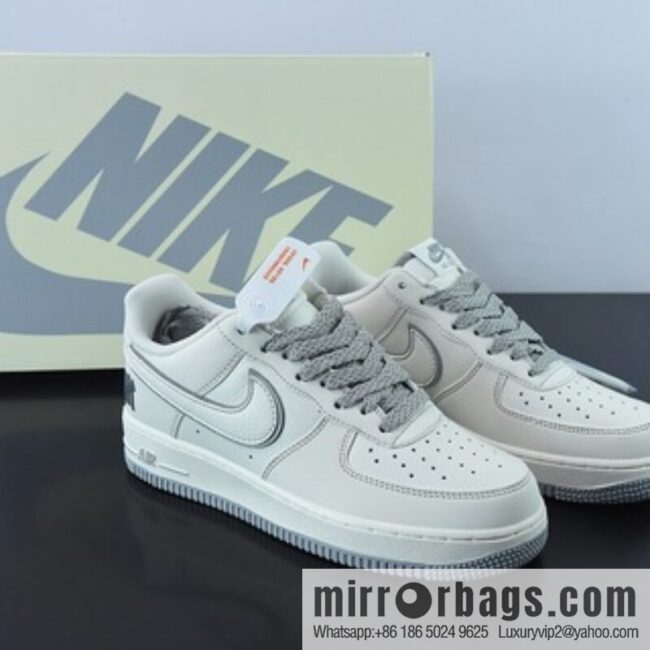 Undefeated x NK Air Force 1 Low Meter Grey, Air Force One Low Top Casual Sneakers SKU: UN3699-055