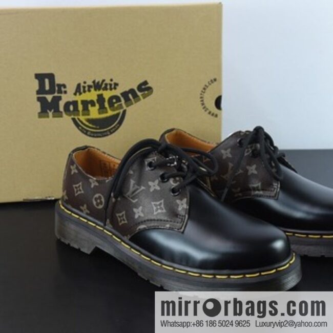 LV/Louis Vuitton Martin boots series, Martin boots /Dr.martens low-top Martin boots, black and brown LV item number: R11822202