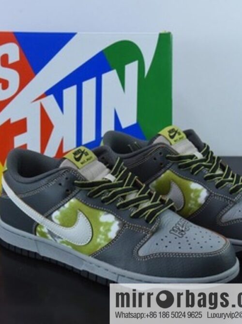 o_1gdctjl956gbe9iob61c0318me1c9-800x8000zvstagyz5560824_20250719005454.jpg HUF x Nk SB Dunk Low NYC joint model, gray-green SB low-top sports and leisure shoes, item number: FD8775-002