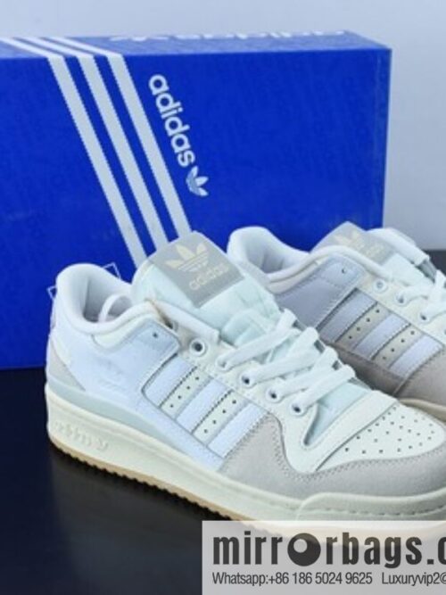 o_1gdfje73rrqg1m9265195n1iifif-800x800pdtkd2ihpwx60758_20250719005419.jpg Adidas Clover Originals Forum 84 Low Roman series velcro low-top Vintage lace-up versatile casual sports board shoes \"sand gray raw rubber sole\" FY7998