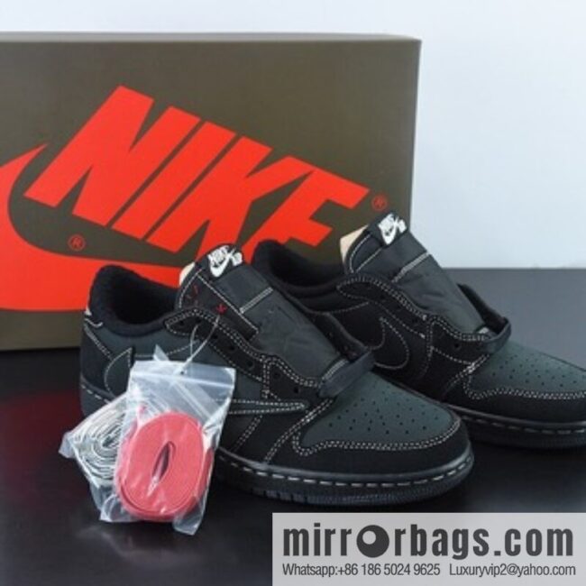 Fragment x TS x Air Jordan 1 Low Three-party joint barb low help, real shot official product number: DM7866 001
