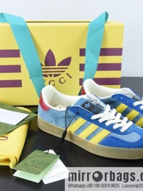 Adidas originals x Gucci Gazelle Adidas Gucci joint classic casual shoes Code: GTI1C