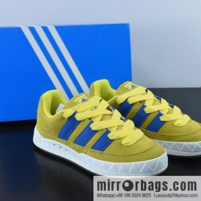 Adidas Originals Adimatic Low \"Bright Yellow\" Matic Series Low Top Yellow Blue \"GY2090