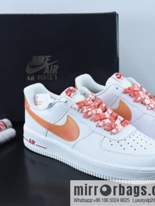 o_1gdnannnnr2q1q4aq52li1143v18p-800x8002b1h5d4zdtc60462_20250719005124.jpg Nike Air Force 1 \'07 Low \"Jumbo Swoosh Orange\" Air Force One, orange gradual change big hook \"Low-top casual board shoes item number: DV3505-100