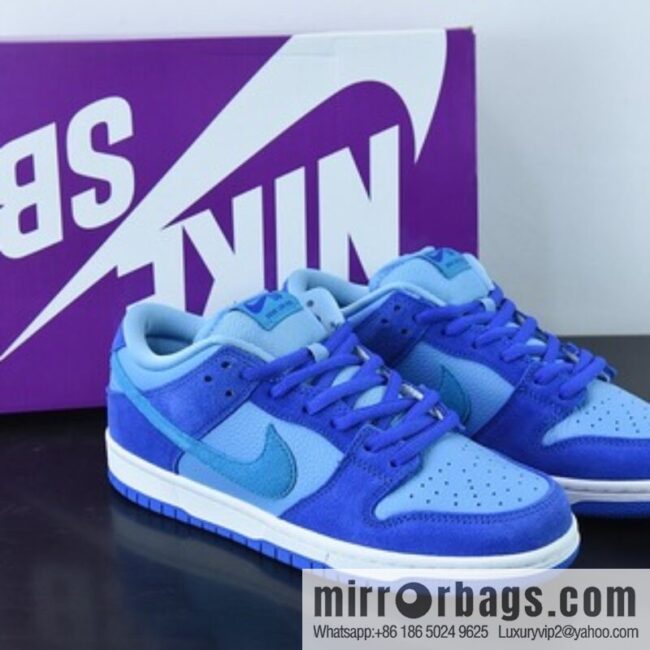 NK SB Dunk Low \"Blue Raspberry\" Blue Raspberry, low-top sports and leisure shoes, item number: DM0807-400
